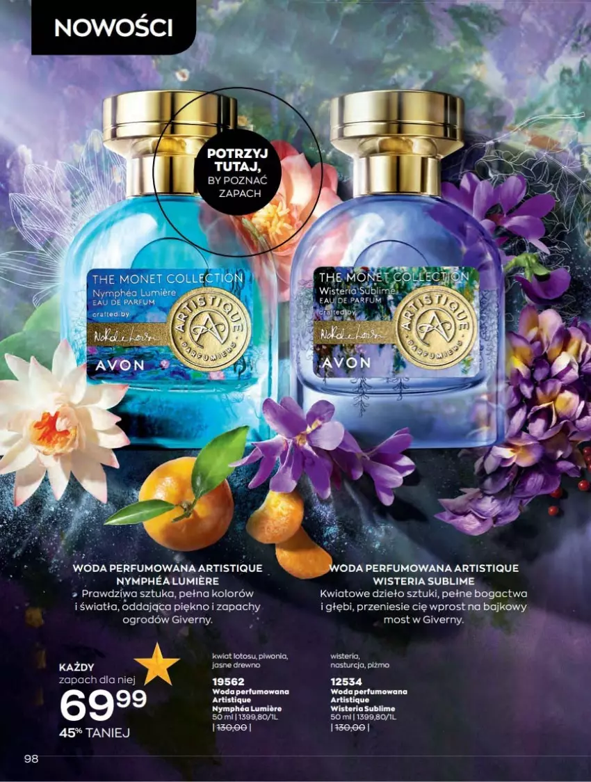 Gazetka promocyjna Avon - Katalog Avon 12/2021 kampania grudzień - ważna 01.12 do 31.12.2021 - strona 98 - produkty: Fa, Koc, O nas, Perfum, Woda, Woda perfumowana