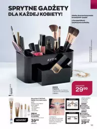 Gazetka promocyjna Avon - Katalog Avon 12/2021 kampania grudzień - Gazetka - ważna od 31.12 do 31.12.2021 - strona 151 - produkty: Makijaż, Zestaw pędzli, Organizer, Klej