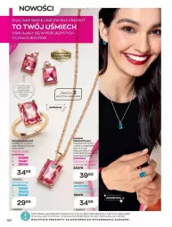 Gazetka promocyjna Avon - Katalog Avon 12/2021 kampania grudzień - Gazetka - ważna od 31.12 do 31.12.2021 - strona 162 - produkty: Naszyjnik, Cynk, Pierścionek, Kolczyki, Tytan, Fa