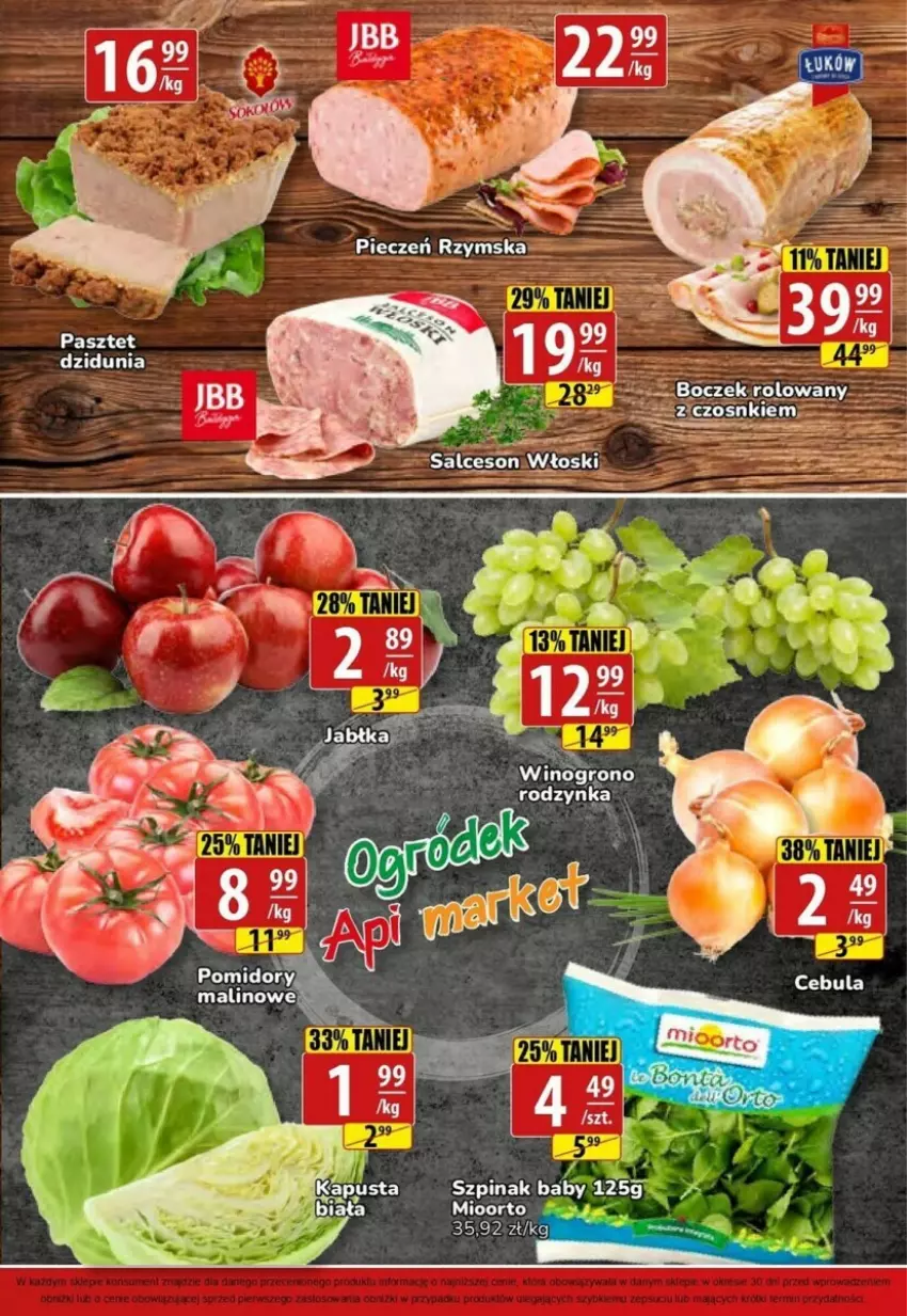 Gazetka promocyjna Gram market - ważna 15.11 do 21.11.2023 - strona 3 - produkty: Pasztet, Piec, Pieczeń rzymska, Pomidory, Szpinak