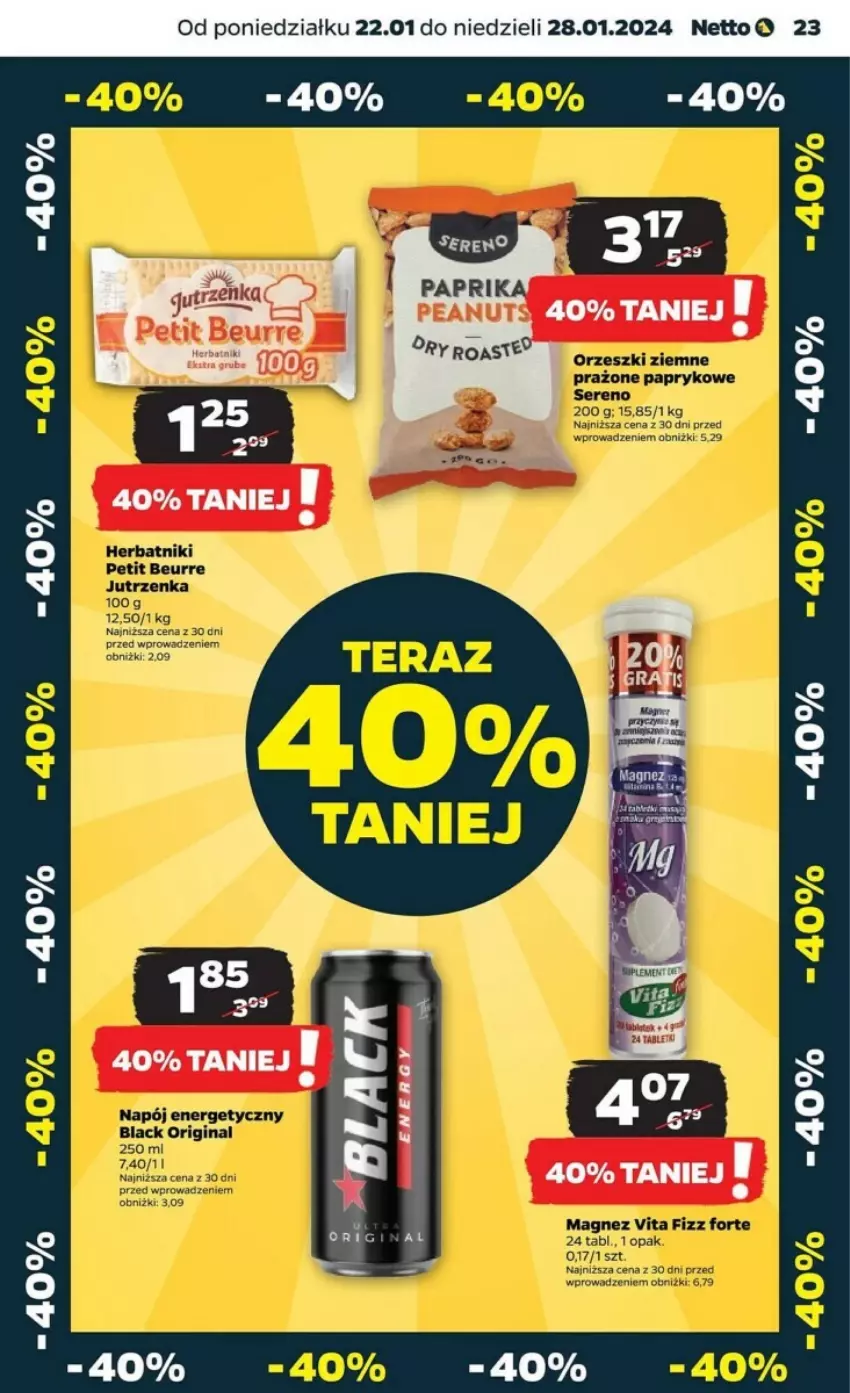 Gazetka promocyjna Netto - ważna 22.01 do 28.01.2024 - strona 16 - produkty: Gin, Lack, Napój, Napój energetyczny