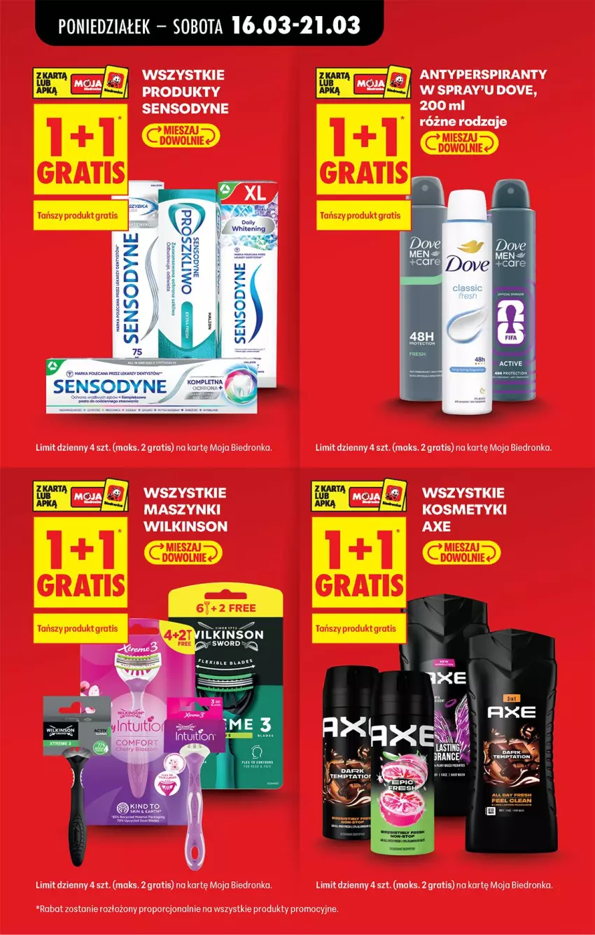Gazetka promocyjna Biedronka - Od Poniedziałku - ważna 16.03 do 21.03.2026 - strona 19 - produkty: Antyperspirant, Dove, Gra, Por, Sensodyne