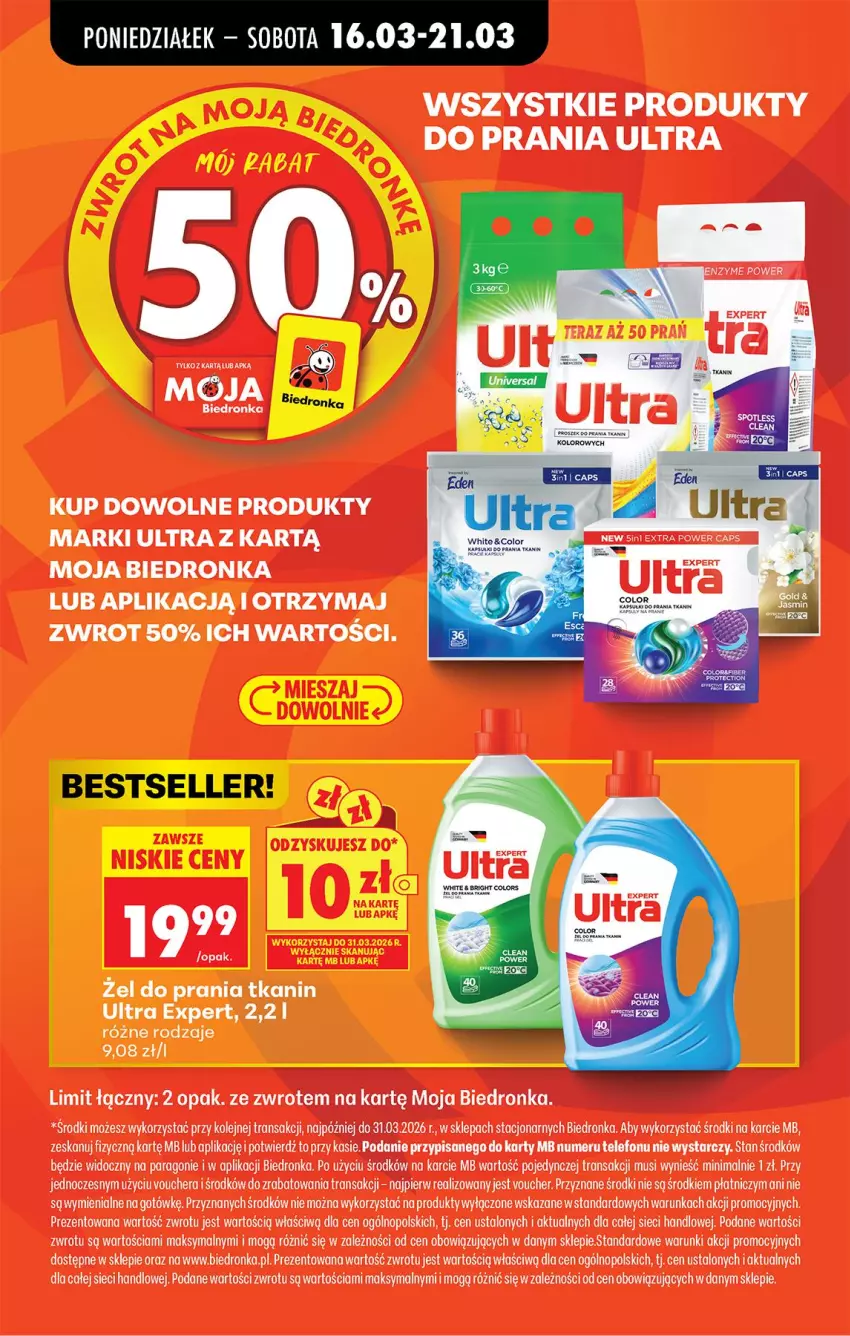 Gazetka promocyjna Biedronka - Od Poniedziałku - ważna 16.03 do 21.03.2026 - strona 21 - produkty: Mus, Olej, Telefon, Tran