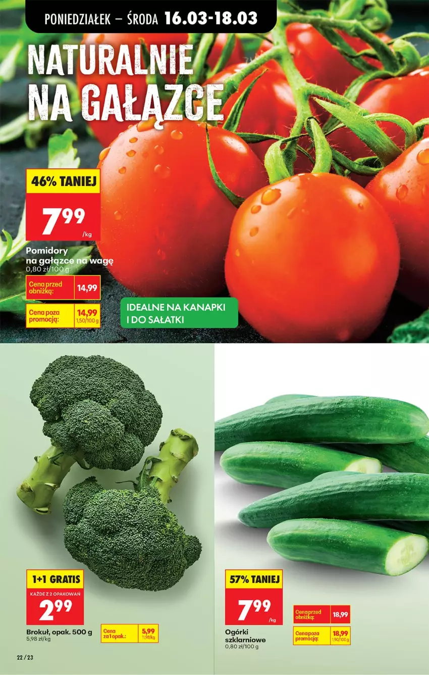Gazetka promocyjna Biedronka - Od Poniedziałku - ważna 16.03 do 21.03.2026 - strona 26 - produkty: Pomidory