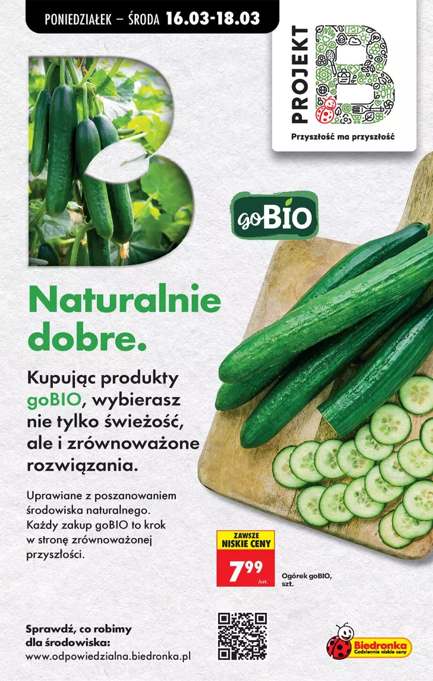Gazetka promocyjna Biedronka - Od Poniedziałku - ważna 16.03 do 21.03.2026 - strona 31 - produkty: Ogórek