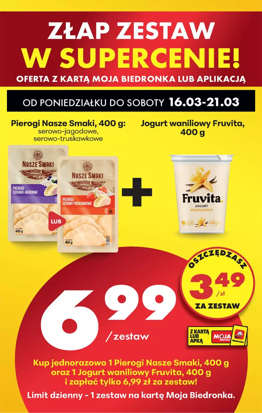 Gazetka promocyjna Biedronka - Od Poniedziałku - ważna 16.03 do 21.03.2026 - strona 84 - produkty: Jogurt, Pierogi, Ser