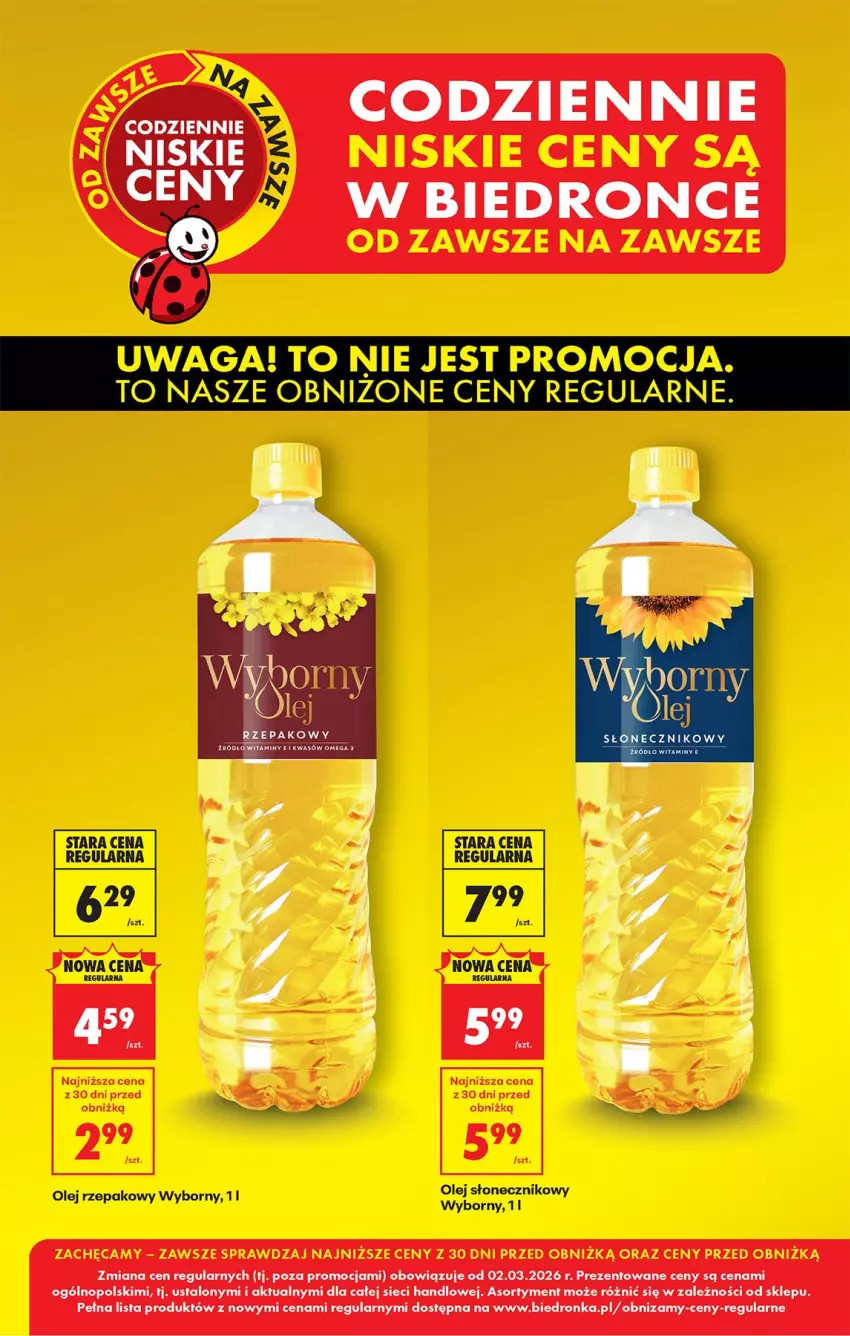 Gazetka promocyjna Biedronka - Od Poniedziałku - ważna 16.03 do 21.03.2026 - strona 86 - produkty: O nas, Olej, Olej rzepakowy, Olej słonecznikowy, Waga
