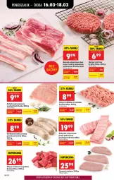 Gazetka promocyjna Biedronka - Od Poniedziałku - Gazetka - ważna od 21.03 do 21.03.2026 - strona 34 - produkty: Mięso wołowe, Mięso mielone, Duda, Burger, Boczek, Kiełbasa biała, Kiełbasa, Mięso, Boczek wieprzowy