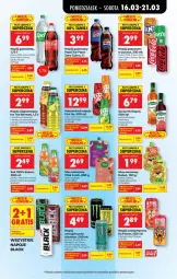 Gazetka promocyjna Biedronka - Od Poniedziałku - Gazetka - ważna od 21.03 do 21.03.2026 - strona 63 - produkty: Sok, Por, Mus, Coca-Cola, Napoje, Lack, Pepsi, Napój gazowany, Syrop, Fanta, Kubuś, Napój niegazowany, Arbuz, Sprite, Mango, Napój, Herbapol, Full Throttle, Fa