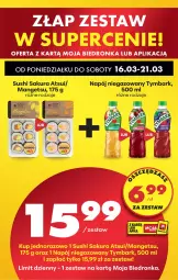 Gazetka promocyjna Biedronka - Od Poniedziałku - Gazetka - ważna od 21.03 do 21.03.2026 - strona 82 - produkty: Sushi, Tymbark, Napój niegazowany, Napój