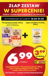 Gazetka promocyjna Biedronka - Od Poniedziałku - Gazetka - ważna od 21.03 do 21.03.2026 - strona 84 - produkty: Pierogi, Ser, Jogurt
