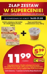 Gazetka promocyjna Biedronka - Od Poniedziałku - Gazetka - ważna od 21.03 do 21.03.2026 - strona 85 - produkty: Makaron, Zupa, Zupa pomidorowa, Kotlet