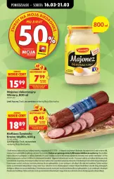 Gazetka promocyjna Biedronka - Od Poniedziałku - Gazetka - ważna od 21.03 do 21.03.2026 - strona 9 - produkty: Majonez, Mus, Telefon, Winiary, Tran, Olej, Kiełbasa