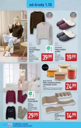 Gazetka promocyjna Aldi - Artykuły przemysłowe i tekstylia - Gazetka - ważna od 04.10 do 04.10.2025 - strona 8 - produkty: Sweter, Kardigan, Clogsy, Drapak, Piżama, Fa