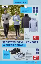 Gazetka promocyjna Aldi - Artykuły przemysłowe i tekstylia - Gazetka - ważna od 04.10 do 04.10.2025 - strona 9 - produkty: Piec, Por, Buty, Kurtka, Sport