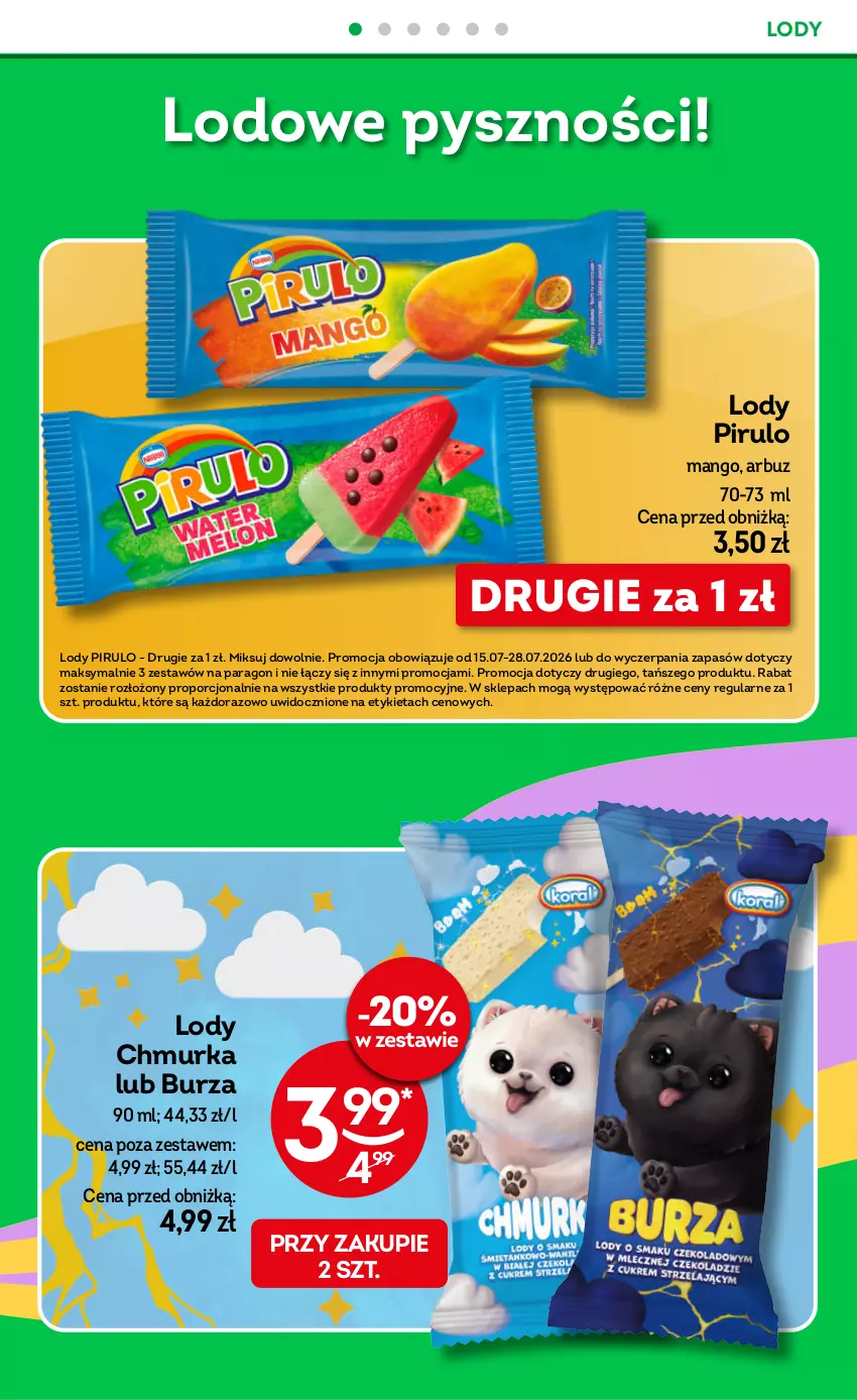 Gazetka promocyjna Żabka - gazetka-promocyjna-29-30-2026 - ważna 15.07 do 28.07.2026 - strona 38 - produkty: Arbuz, Lody, Mango, Por
