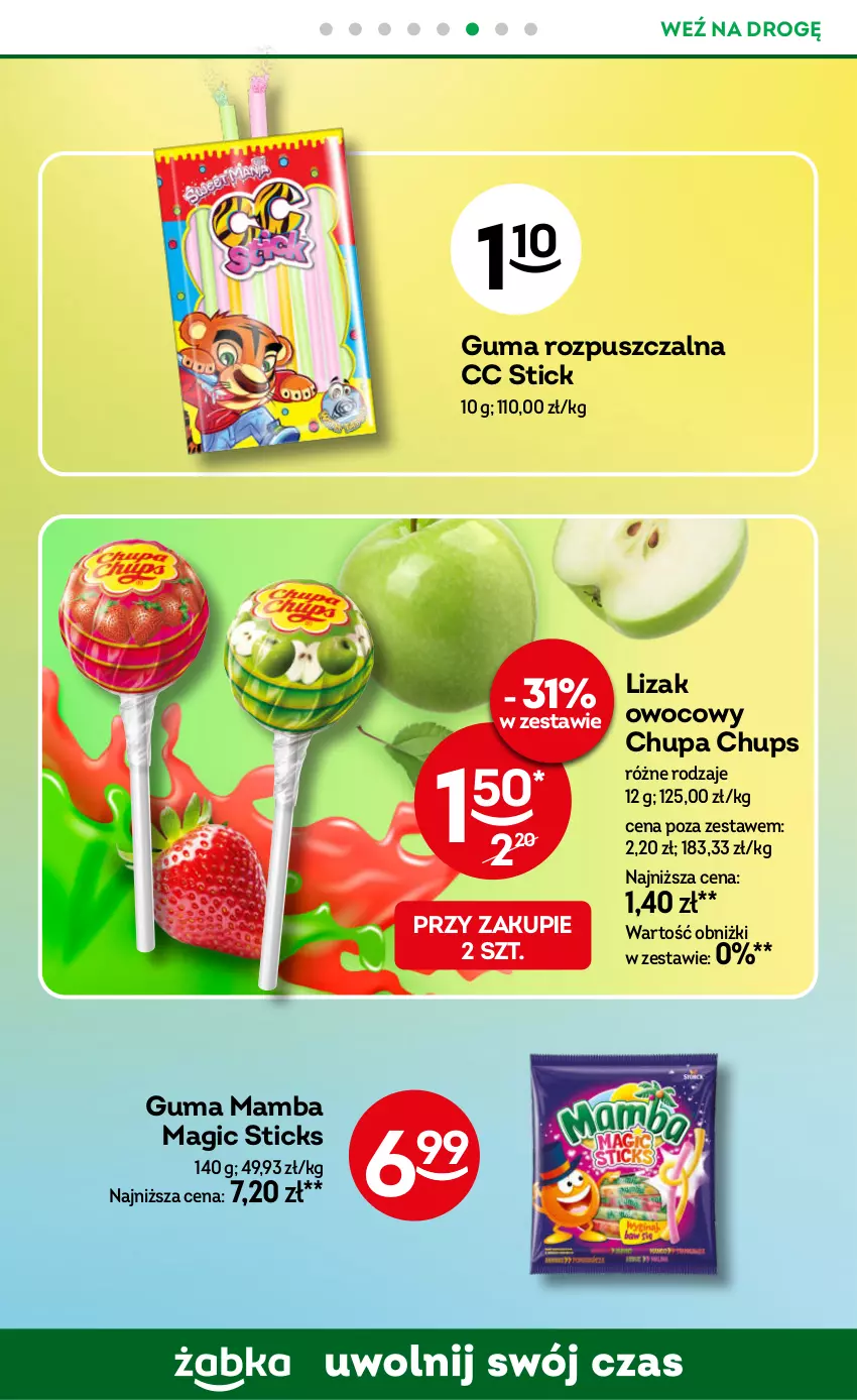 Gazetka promocyjna Żabka - gazetka-promocyjna-29-30-2026 - ważna 15.07 do 28.07.2026 - strona 67 - produkty: Chupa Chups, Guma rozpuszczalna, Mamba