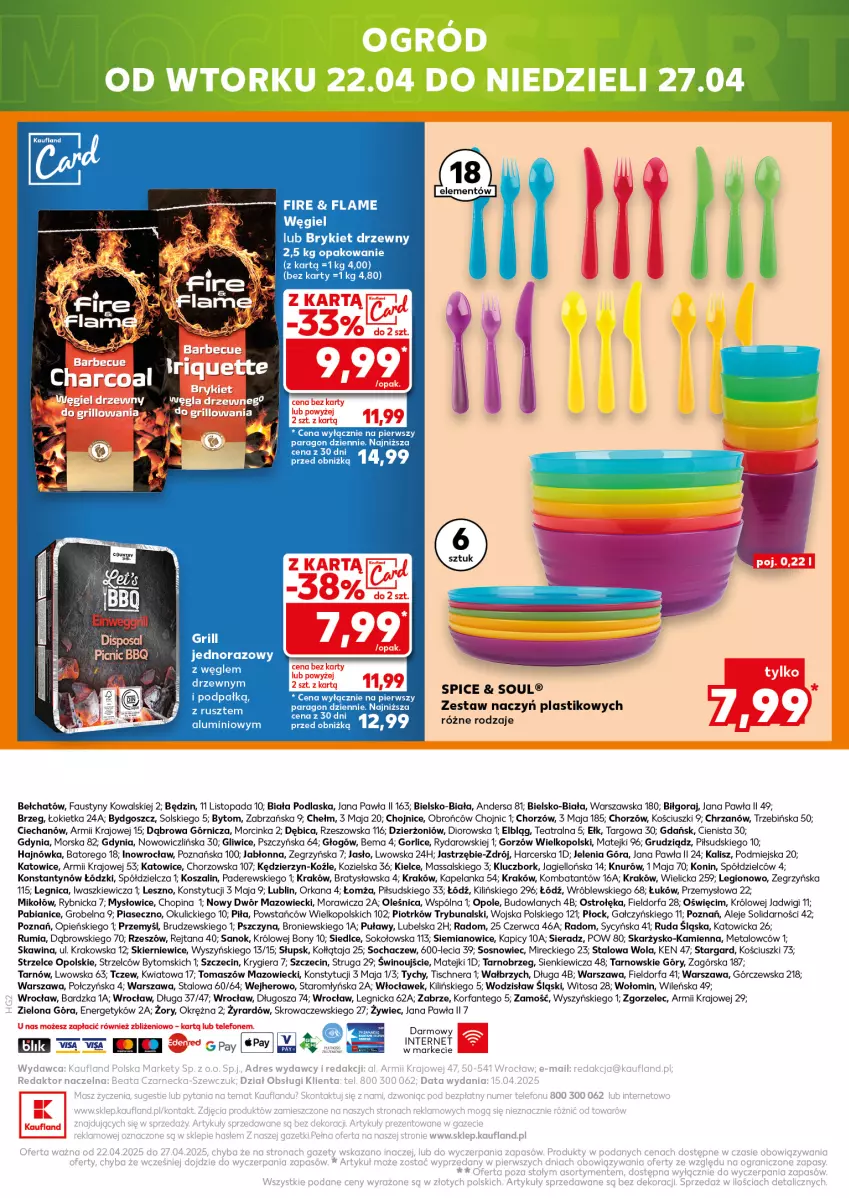 Gazetka promocyjna Kaufland - Kaufland - ważna 16.04 do 19.04.2025 - strona 42 - produkty: BIC, Brykiet drzewny, Chrzan, Dior, Fa, Inka, Kosz, LG, Orka, Rum, Sok, Sos, Szal, Top, Wino