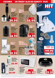 Gazetka promocyjna Kaufland - Kaufland - Gazetka - ważna od 19.04 do 19.04.2025 - strona 31 - produkty: Piec, Mikser z misą, Odkamieniacz, Młynek do kawy, Ser, Koc, Blender ręczny, Blender, Maszynka do mielenia, Czajnik elektryczny, Czajnik, Młynek, Mikser, Szynka, Opiekacz do kanapek, Kuchenka mikrofalowa, Mikser ręczny, Maszynka, Fa