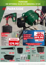 Gazetka promocyjna Kaufland - Kaufland - Gazetka - ważna od 19.04 do 19.04.2025 - strona 38 - produkty: Parkside, Gra, Wiertarka, Tarka, Dres, LANA, Młot, Młotowiertarka, Wiadro