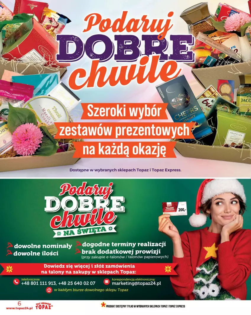 Gazetka promocyjna Topaz - Gazetka - ważna 23.10 do 29.10.2025 - strona 6 - produkty: Papier, Telefon, Top