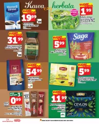 Gazetka promocyjna Topaz - Gazetka - Gazetka - ważna od 29.10 do 29.10.2025 - strona 24 - produkty: Kawa rozpuszczalna, Top, Gra, Kawa ziarnista, Saga, Kawa, Kask, Herbata czarna, Lipton, Jacobs, Herbata