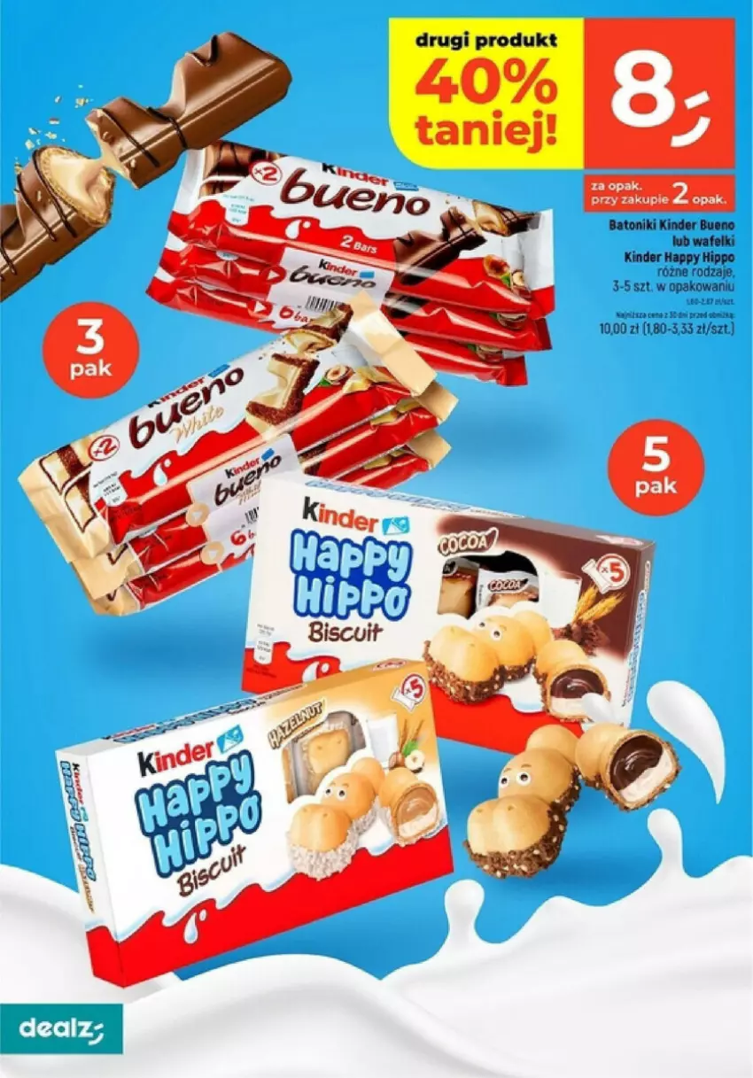 Gazetka promocyjna Dealz - ważna 04.07 do 10.07.2024 - strona 11 - produkty: Baton, HiPP, Kinder, Kinder Bueno, Tonik