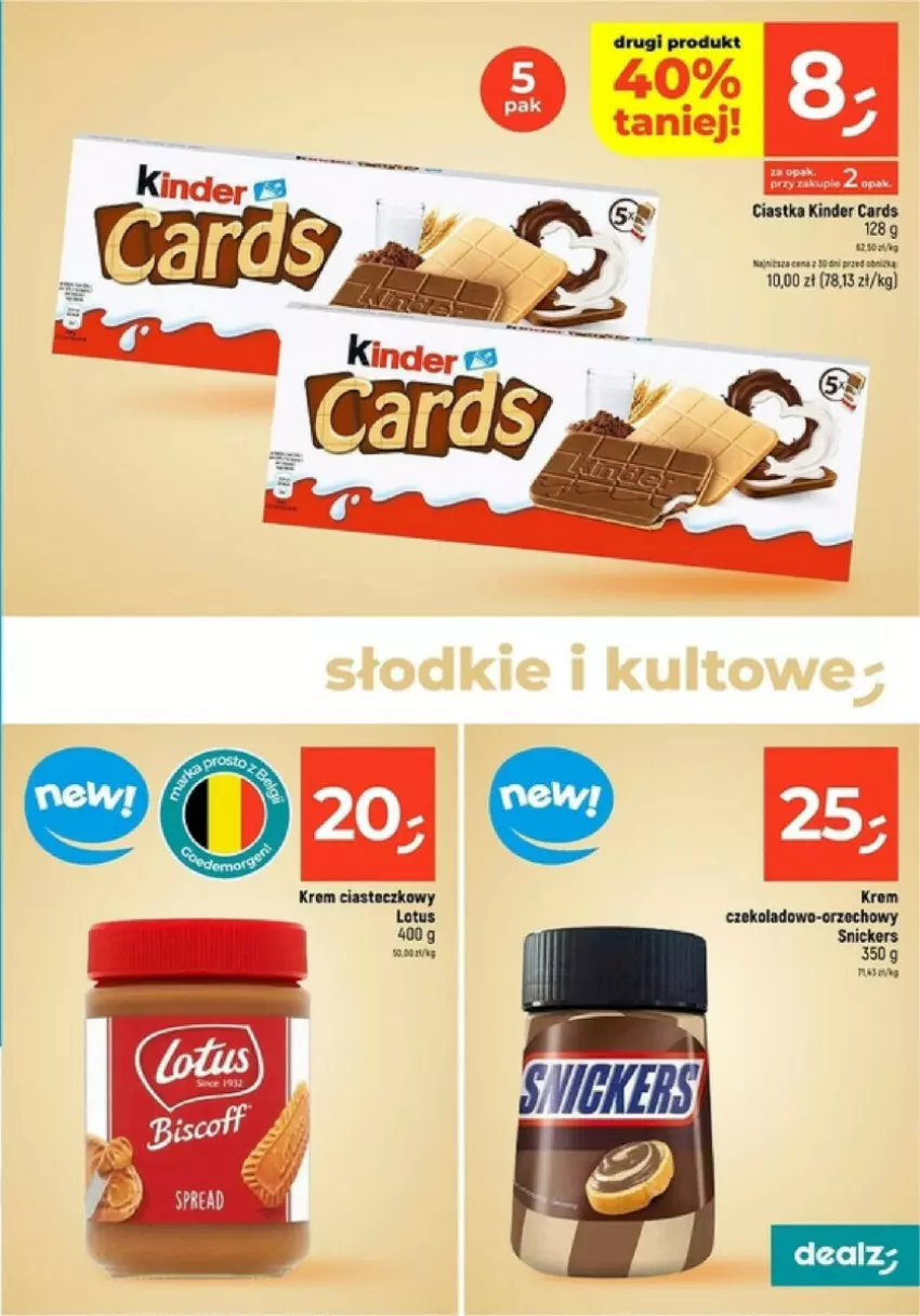 Gazetka promocyjna Dealz - ważna 04.07 do 10.07.2024 - strona 12 - produkty: Ciastka, Kinder