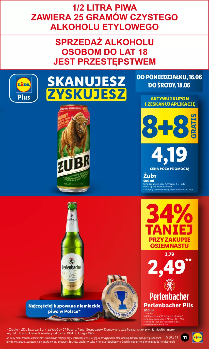 Gazetka promocyjna Lidl - GAZETKA - ważna 16.06 do 18.06.2025 - strona 11 - produkty: Gra, NBA, Piwo