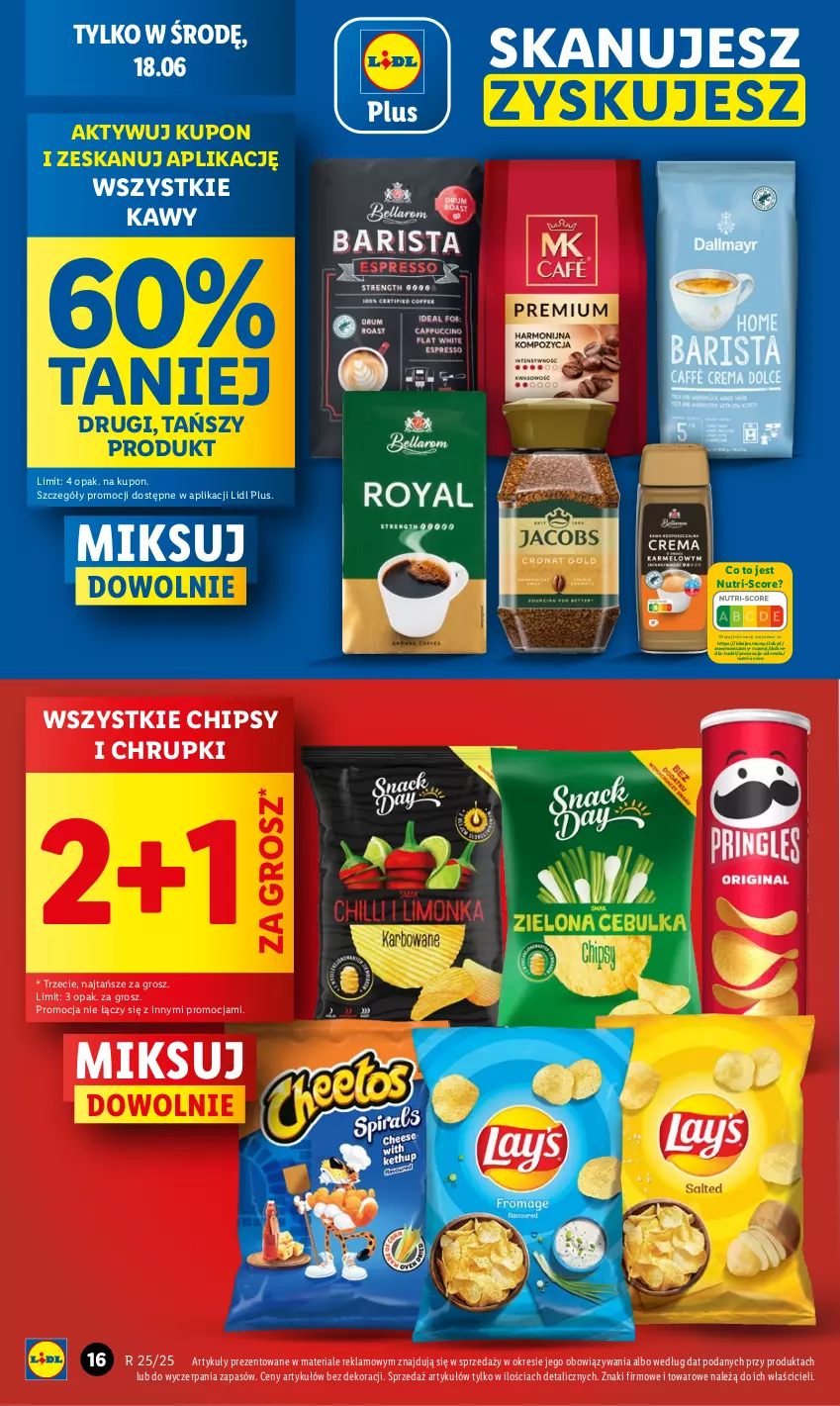 Gazetka promocyjna Lidl - GAZETKA - ważna 16.06 do 18.06.2025 - strona 16 - produkty: Chipsy, Chrupki, Wazon
