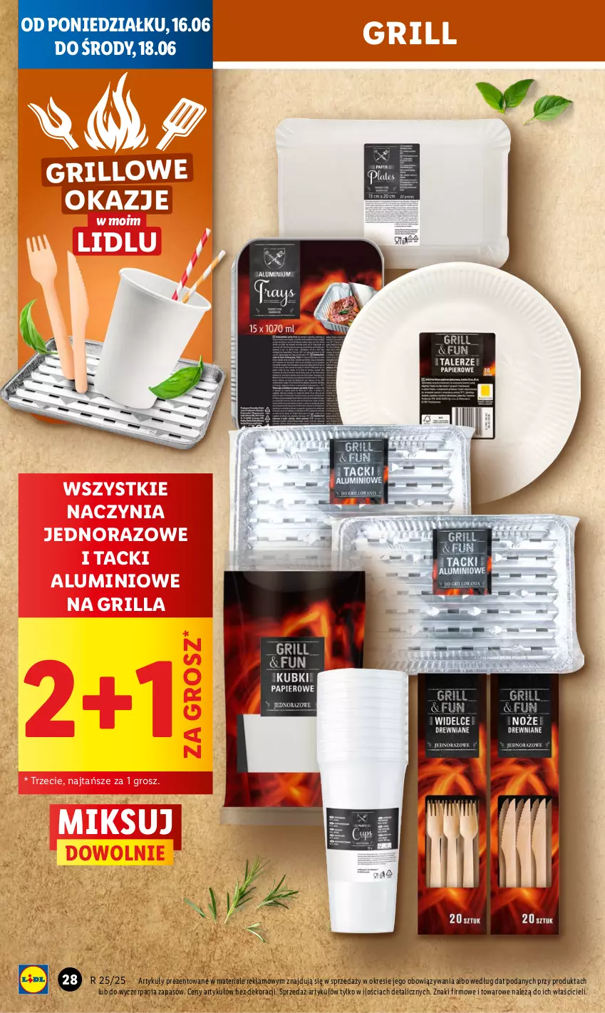 Gazetka promocyjna Lidl - GAZETKA - ważna 16.06 do 18.06.2025 - strona 32 - produkty: Grill