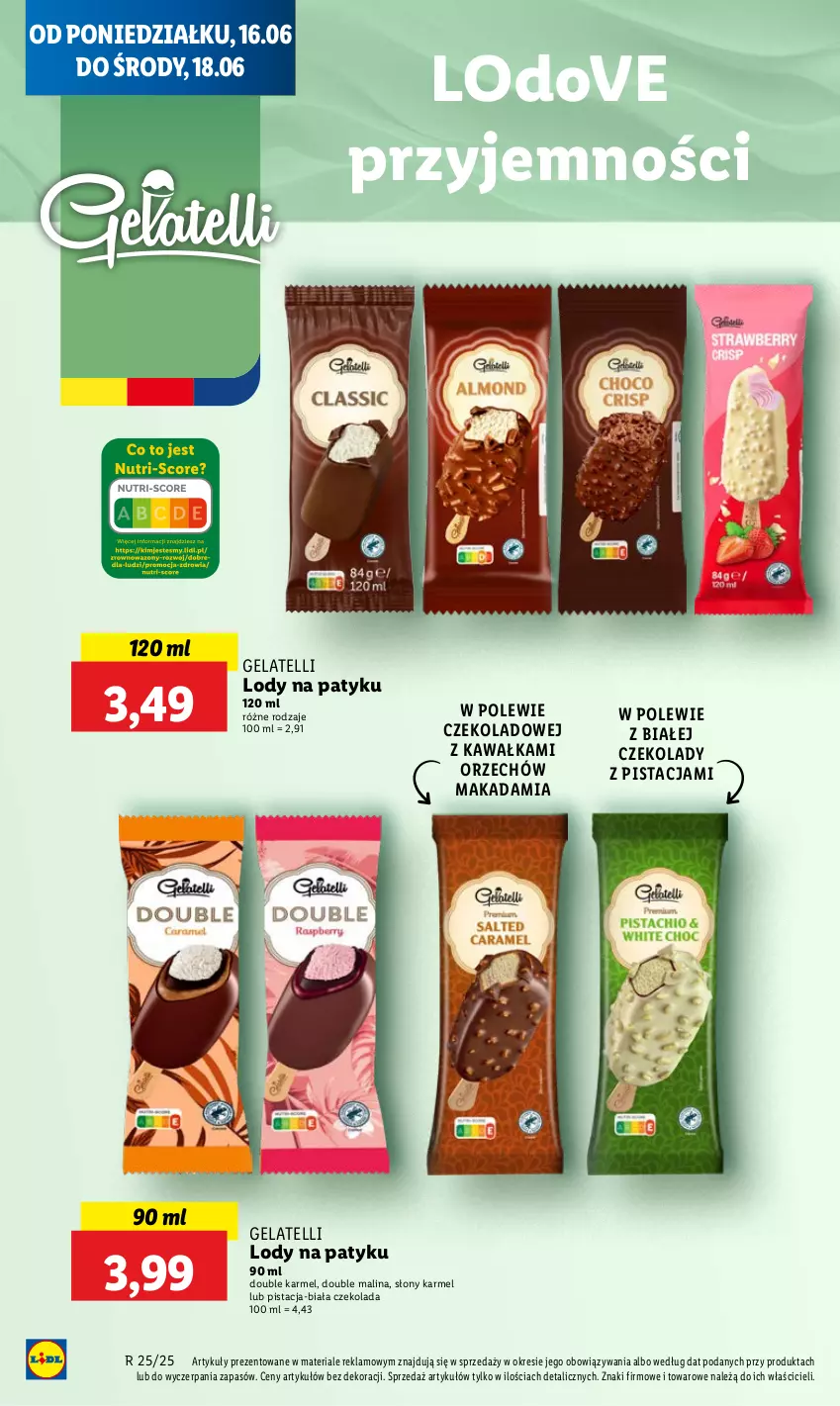 Gazetka promocyjna Lidl - GAZETKA - ważna 16.06 do 18.06.2025 - strona 42 - produkty: Czekolada, Dove, Kawa, Lody