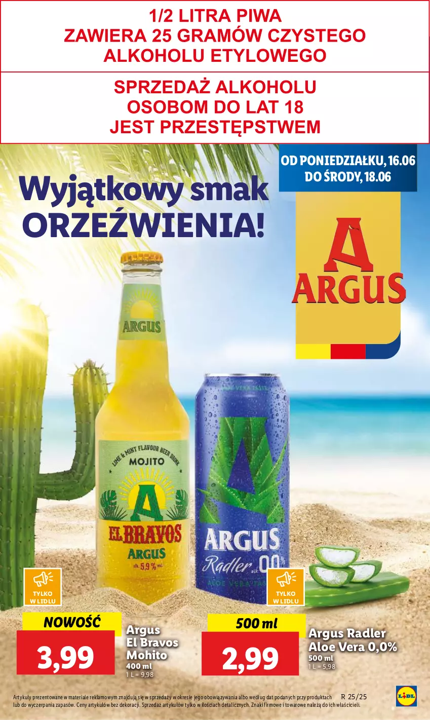 Gazetka promocyjna Lidl - GAZETKA - ważna 16.06 do 18.06.2025 - strona 51 - produkty: Aloe vera, Radler