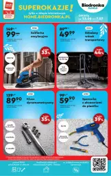 Gazetka promocyjna Biedronka - Gazetka - ważna od 06.07 do 06.07.2024 - strona 35 - produkty: Por, Pojemnik, Tran, Sport, Wózek, Wózek transportowy, Szlifierka