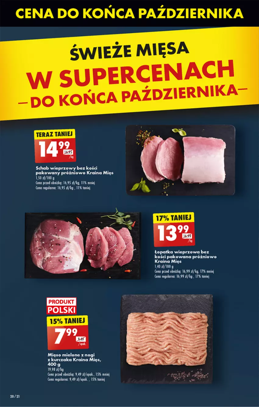 Gazetka promocyjna Biedronka - Od Czwartku - ważna 24.10 do 30.10.2024 - strona 24 - produkty: Kurczak, Mięso, Mięso mielone, Schab wieprzowy