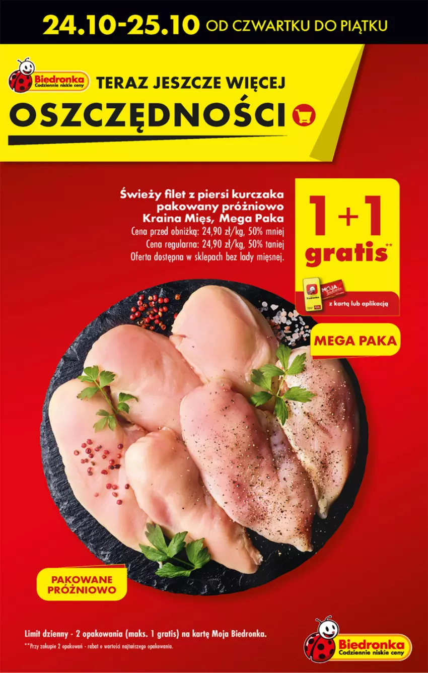 Gazetka promocyjna Biedronka - Od Czwartku - ważna 24.10 do 30.10.2024 - strona 9 - produkty: Filet z piersi kurczaka, Gra, Kurczak, Tera