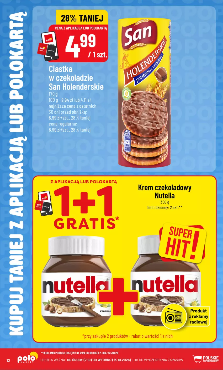 Gazetka promocyjna PoloMarket - Oferta z Polokarta - ważna 07.10 do 13.10.2026 - strona 12 - produkty: Nutella