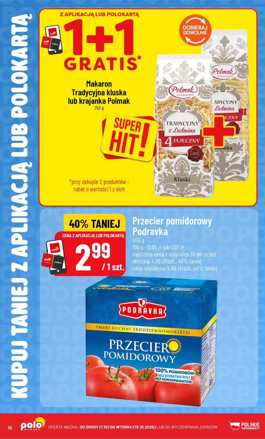 Gazetka promocyjna PoloMarket - Oferta z Polokarta - ważna 07.10 do 13.10.2026 - strona 16 - produkty: Fa, Makaron, Olma