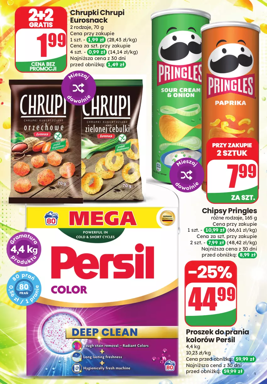 Gazetka promocyjna Dino - Katalog - Weekendowe Okazje - ważna 12.06 do 13.06.2026 - strona 5 - produkty: Chipsy, Chrupki, Gra, Persil, Pringles, Proszek do prania