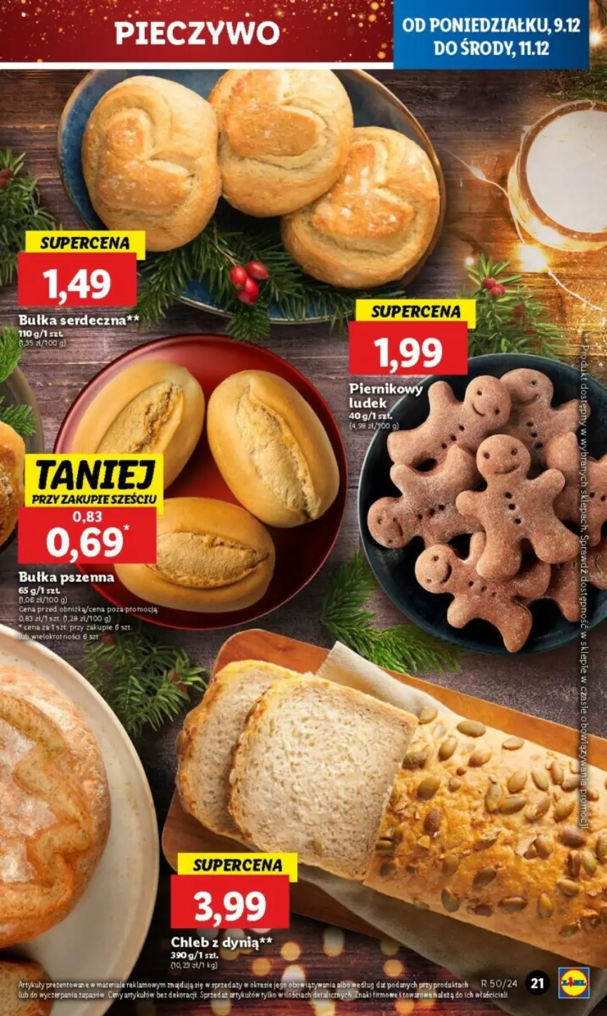 Gazetka promocyjna Lidl - ważna 09.12 do 24.12.2024 - strona 18 - produkty: Chleb