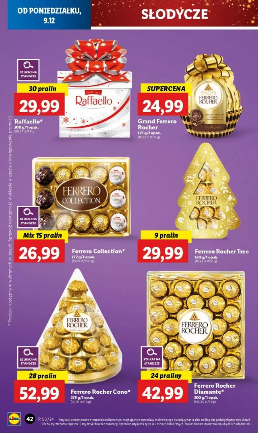 Gazetka promocyjna Lidl - ważna 09.12 do 24.12.2024 - strona 41 - produkty: Diamant, Ferrero, Ferrero Rocher, Gra, Piec