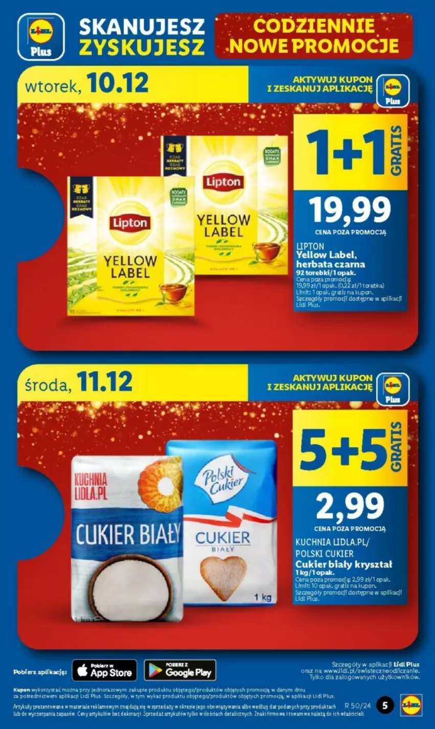 Gazetka promocyjna Lidl - ważna 09.12 do 24.12.2024 - strona 45 - produkty: Bell, Cukier, Gra, Herbata, Herbata czarna, HP, Torebka