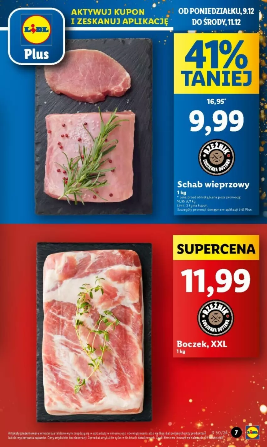 Gazetka promocyjna Lidl - ważna 09.12 do 24.12.2024 - strona 67 - produkty: Schab wieprzowy