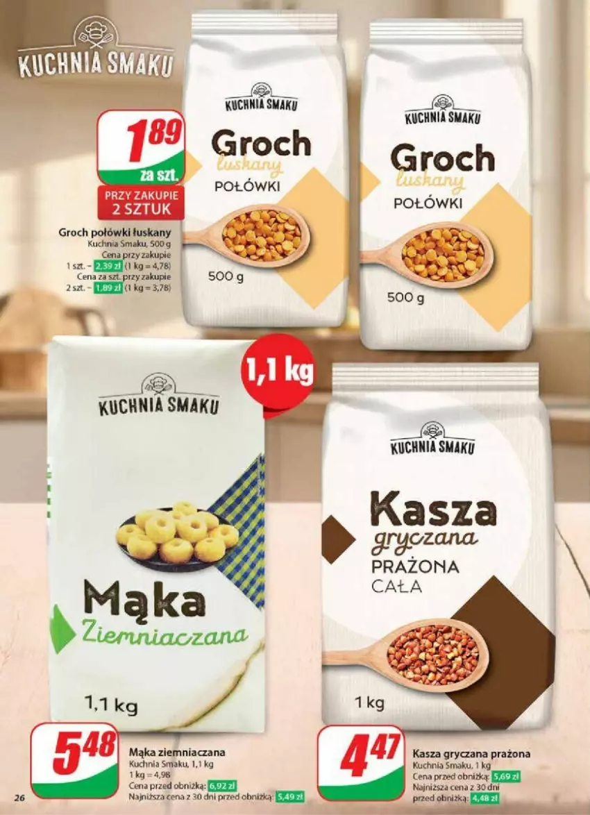 Gazetka promocyjna Dino - ważna 15.01 do 21.01.2025 - strona 19 - produkty: Groch, Kasza, Kuchnia, Mąka