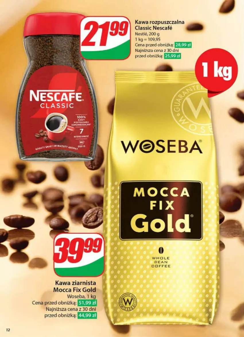 Gazetka promocyjna Dino - ważna 15.01 do 21.01.2025 - strona 4 - produkty: Kawa, Kawa rozpuszczalna, Kawa ziarnista, Mocca Fix Gold, Woseba