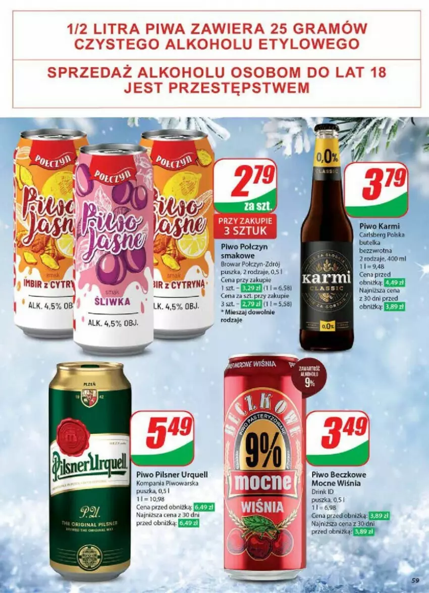 Gazetka promocyjna Dino - ważna 15.01 do 21.01.2025 - strona 55 - produkty: Imbir, Pilsner Urquell, Piwo