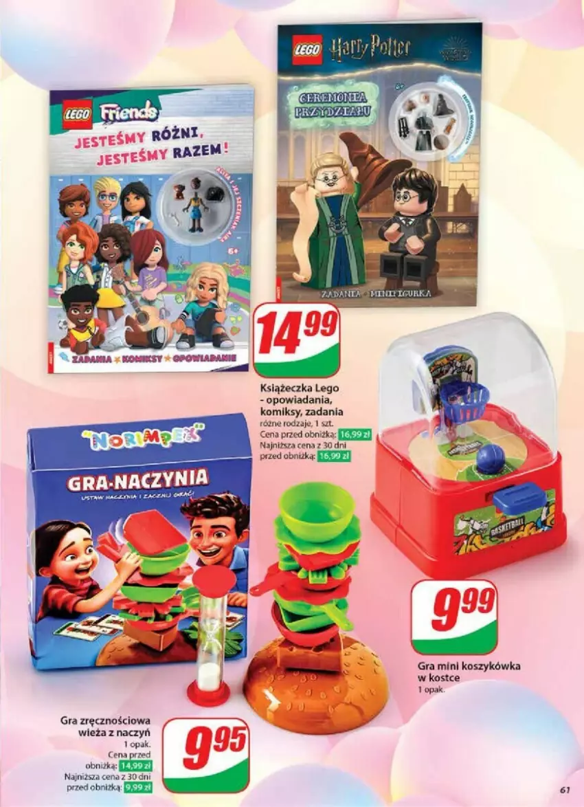 Gazetka promocyjna Dino - ważna 15.01 do 21.01.2025 - strona 58 - produkty: Gra, Kosz, LEGO