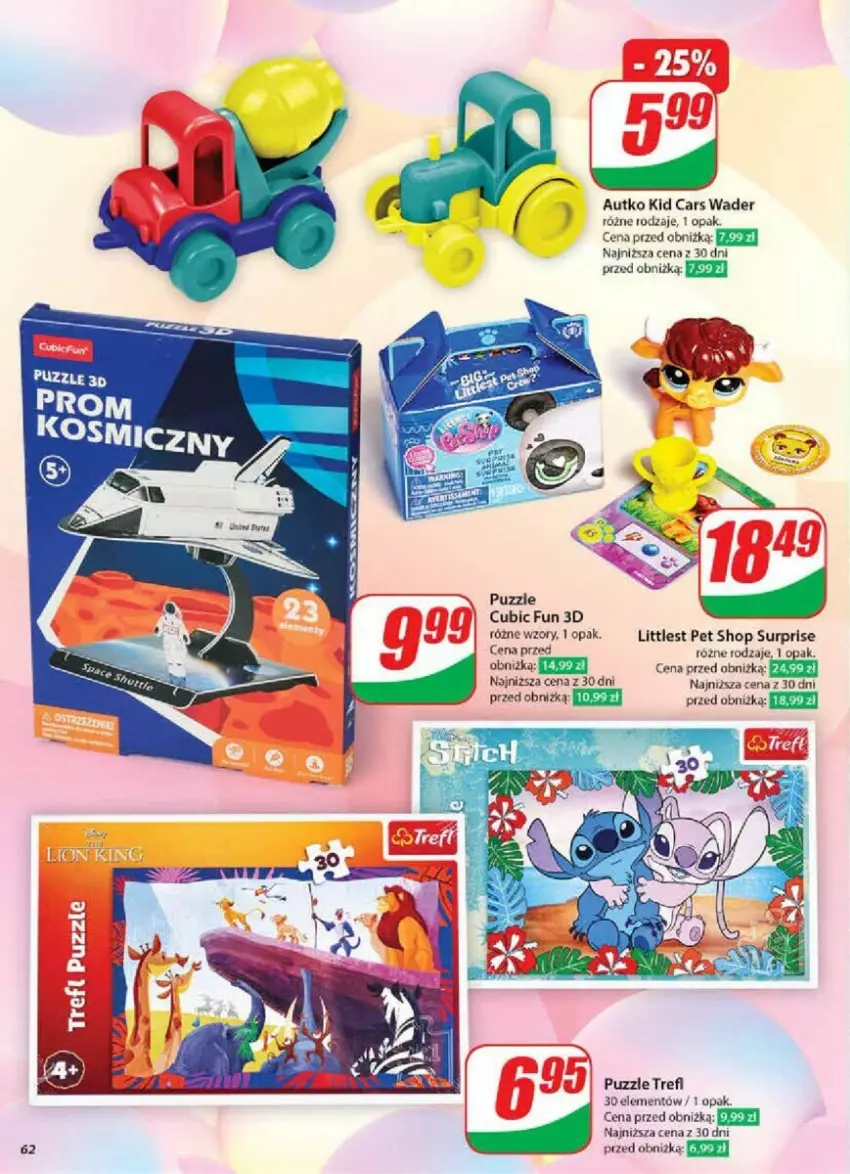 Gazetka promocyjna Dino - ważna 15.01 do 21.01.2025 - strona 59 - produkty: BIC, Cars, Littlest Pet Shop, Puzzle