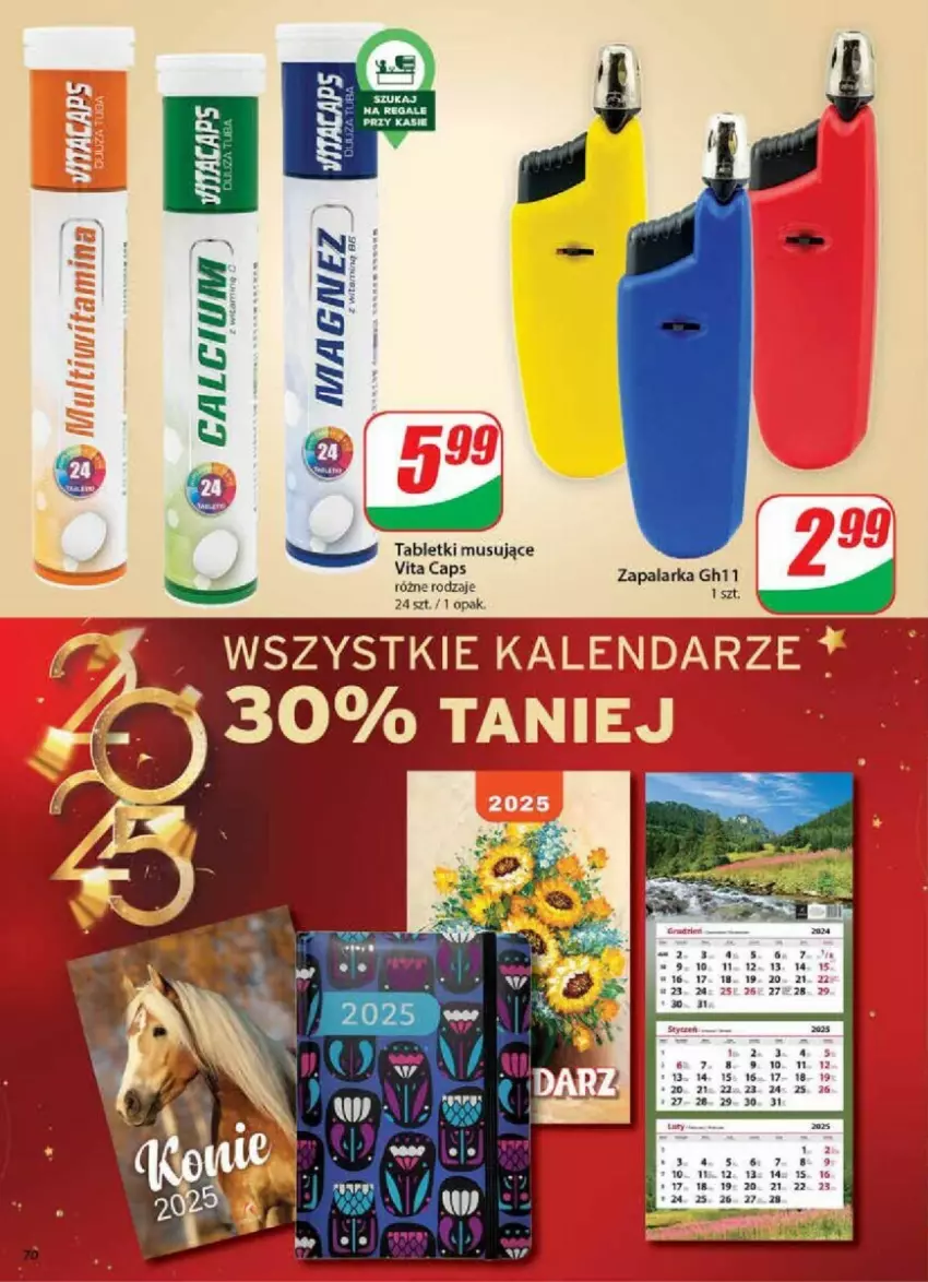 Gazetka promocyjna Dino - ważna 15.01 do 21.01.2025 - strona 68 - produkty: Magnez, Mus, Tablet, Tabletki musujące, Vita C, Zapalarka