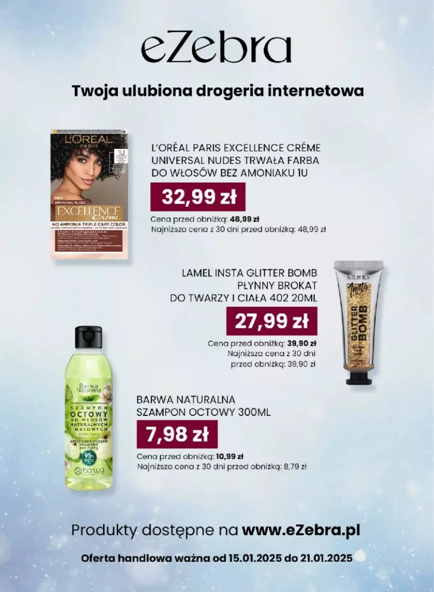 Gazetka promocyjna Dino - ważna 15.01 do 21.01.2025 - strona 72 - produkty: Barwa Naturalna, Fa, Farba do włosów, Szampon